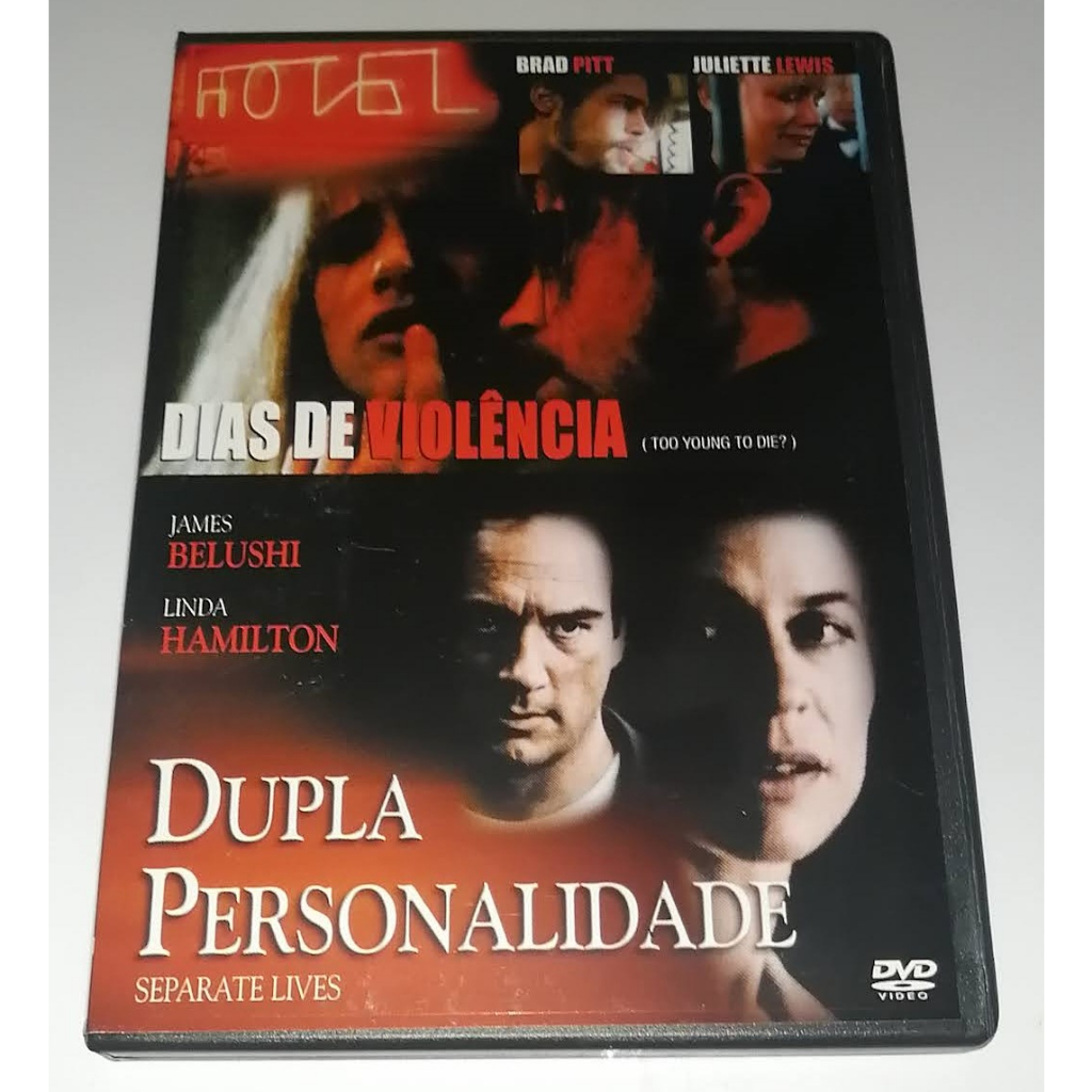 DVD Dias de Violência + Dupla Personalidade | Shopee Brasil