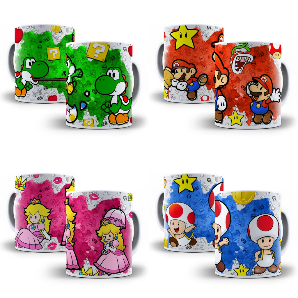 Caneca Mario Bros e Lembrancinhas Personalizadas – Personare Sublimação