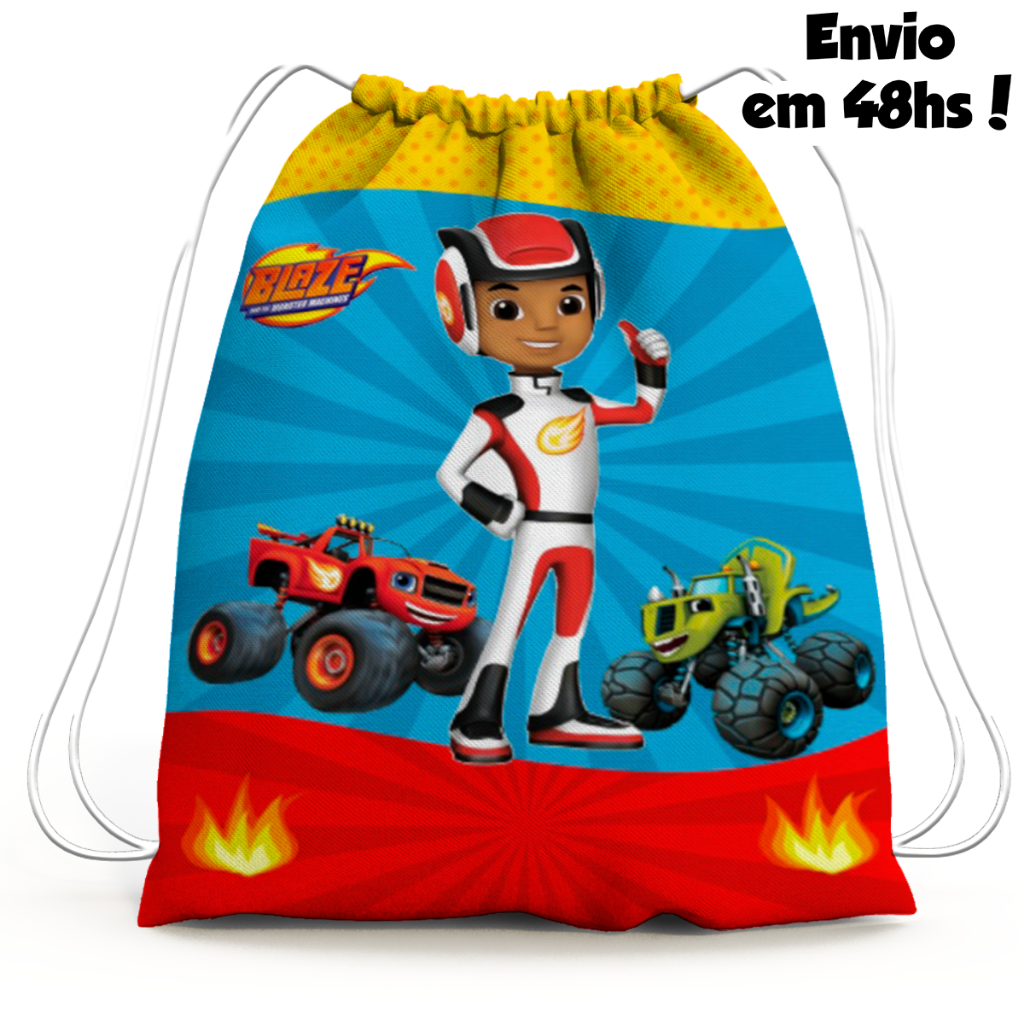 KIDSUP-Nickelodeon Blaze E Monster Machines Super Stunts Kids Carro De  Brinquedo