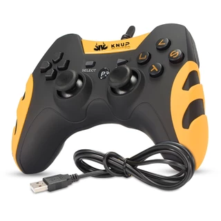 Controle Dualshock Ps3 Playstation 3 Analógico Com fio USB Joystick Vibratório Pc Notebook Mac