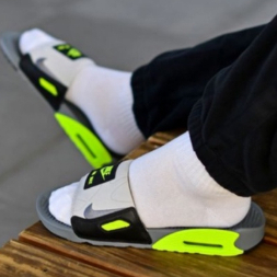 Chinelo Slide Nike Air Max 90 Masculino Candem Bolha