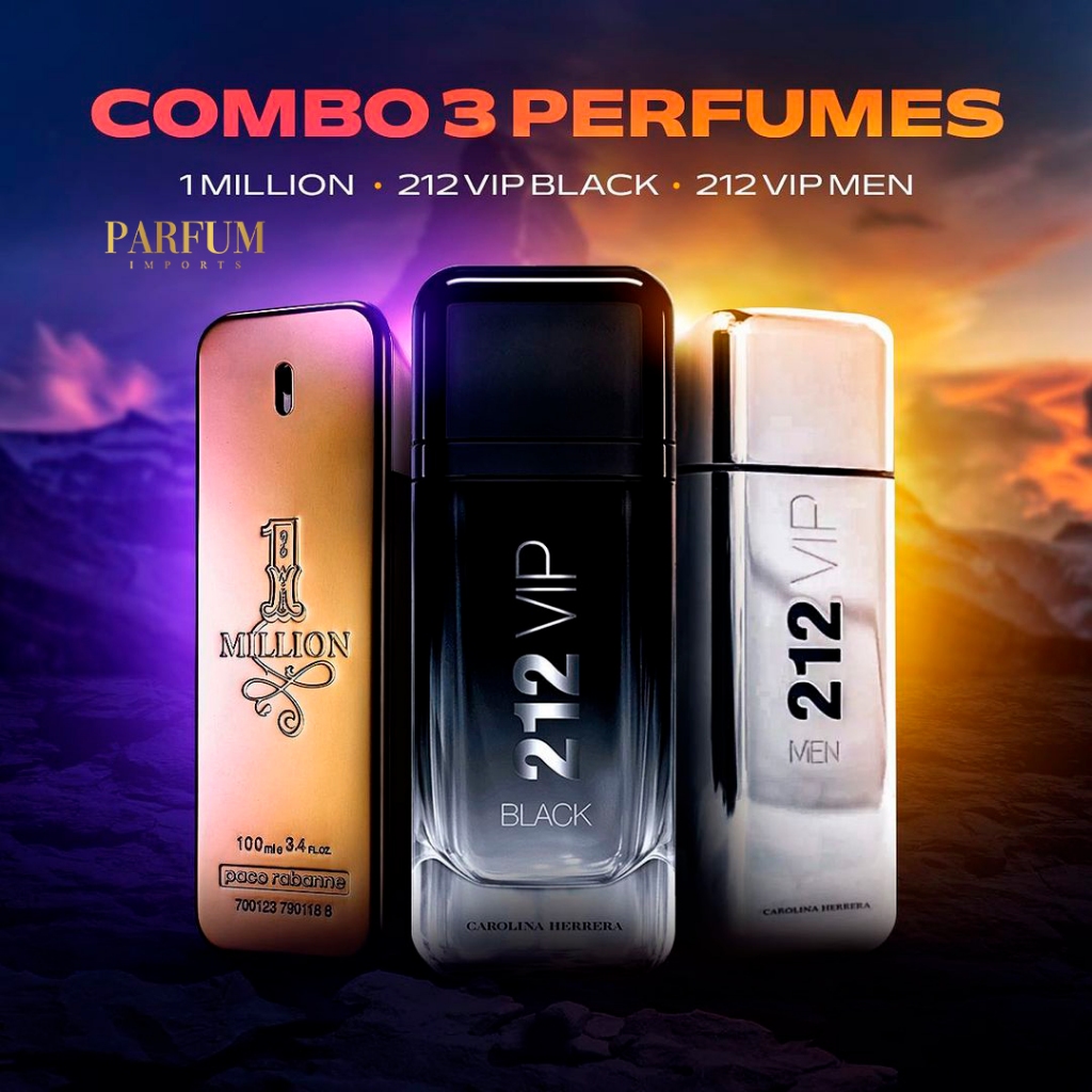 Super Combo 3 Perfumes - La Vie + Good Girl + 212 VIP Rose [ TODOS 100