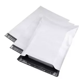 500 UN Envelope Plástico de Segurança Para Envios Branco - 26x36 - Inviolável Correios e E-commerce