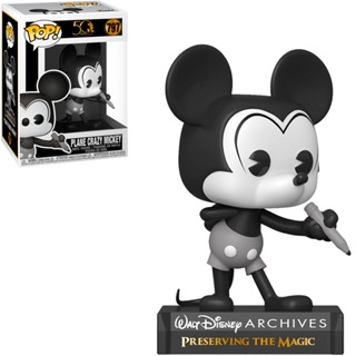 FUNKO POP DISNEY ARCHIVES 50TH ANNIVERSARY - PLANE CRAZY MICKEY 797 NOVO ORIGINAL