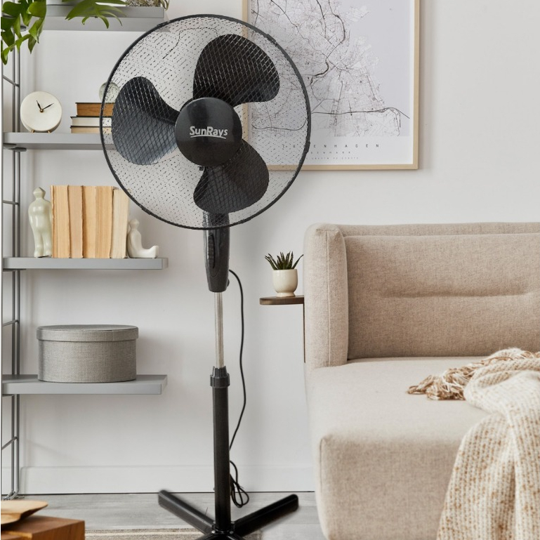 Ventilador De Coluna Chão Ajustável Silencioso Eco Dormir