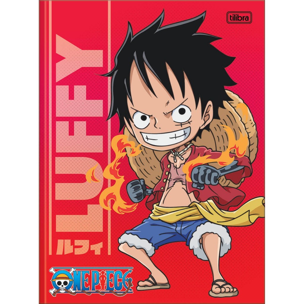 Kit Combo 2 Cadernos De Desenho Capa Dura One Piece Anime 80