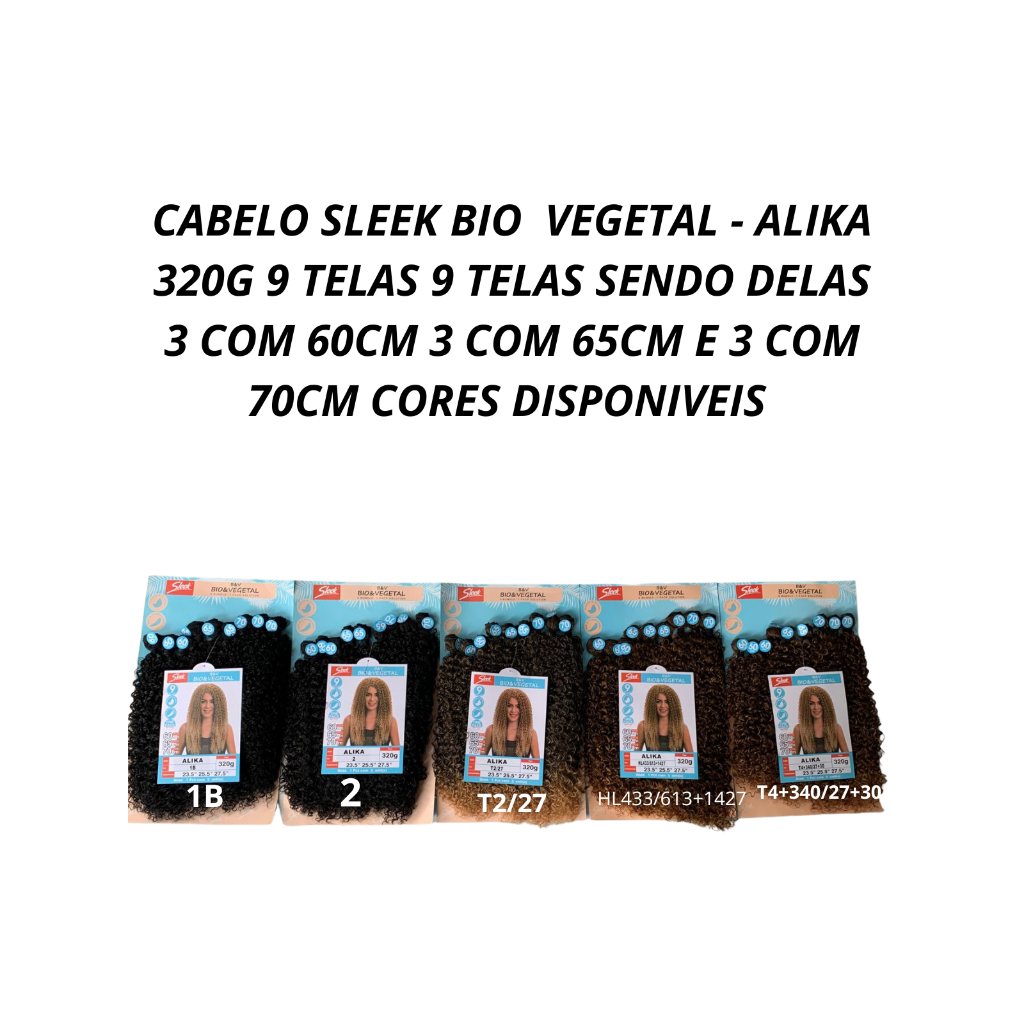 Cabelo Alika Bio Vegetal - Sleek