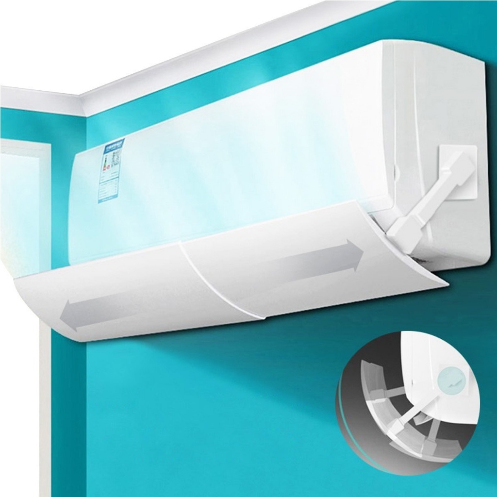 Defletor Ar Condicionado Split Tamanho Ajustavel 60 a 100cm Universal ...