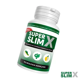 Super Slim X - 1 Frasco 60 cápsulas - Original