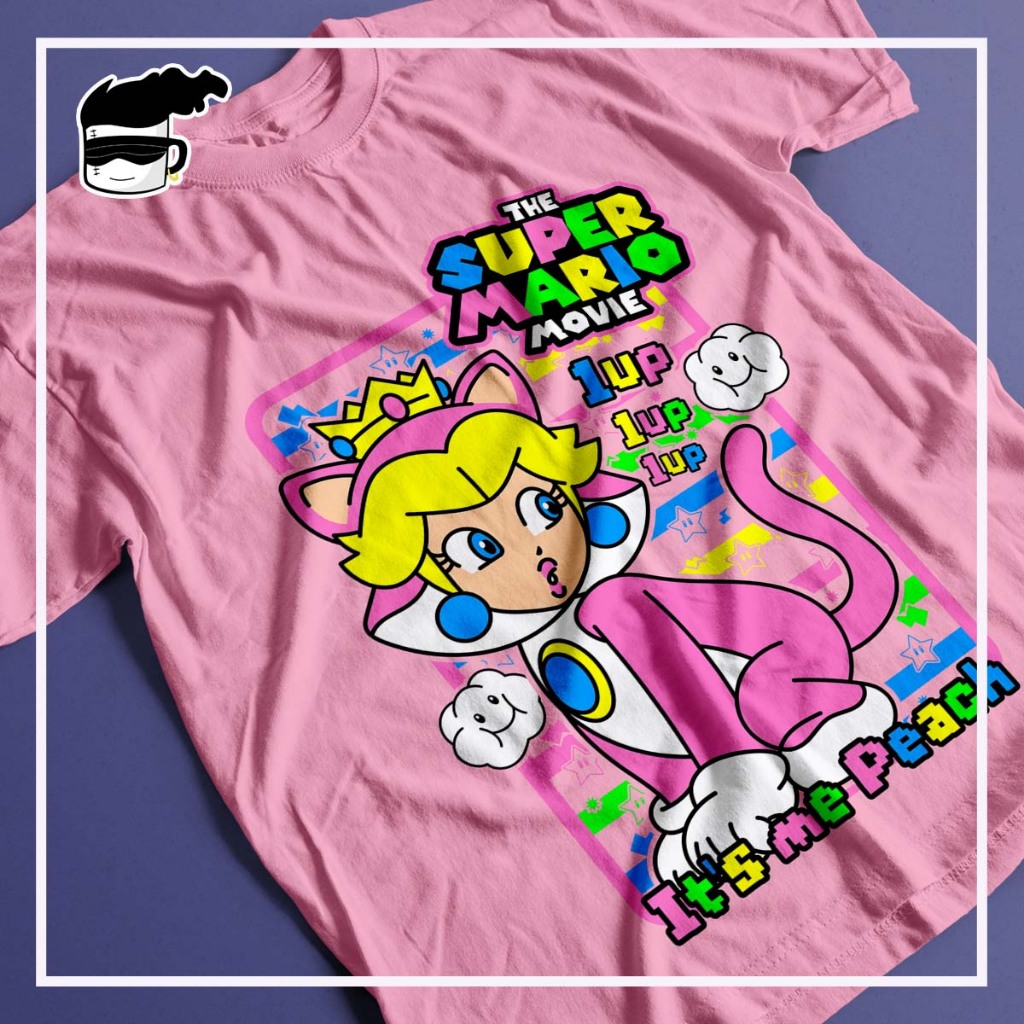 Camiseta Mario Bros Bowser Luigi Peach Yoshi Personalizada