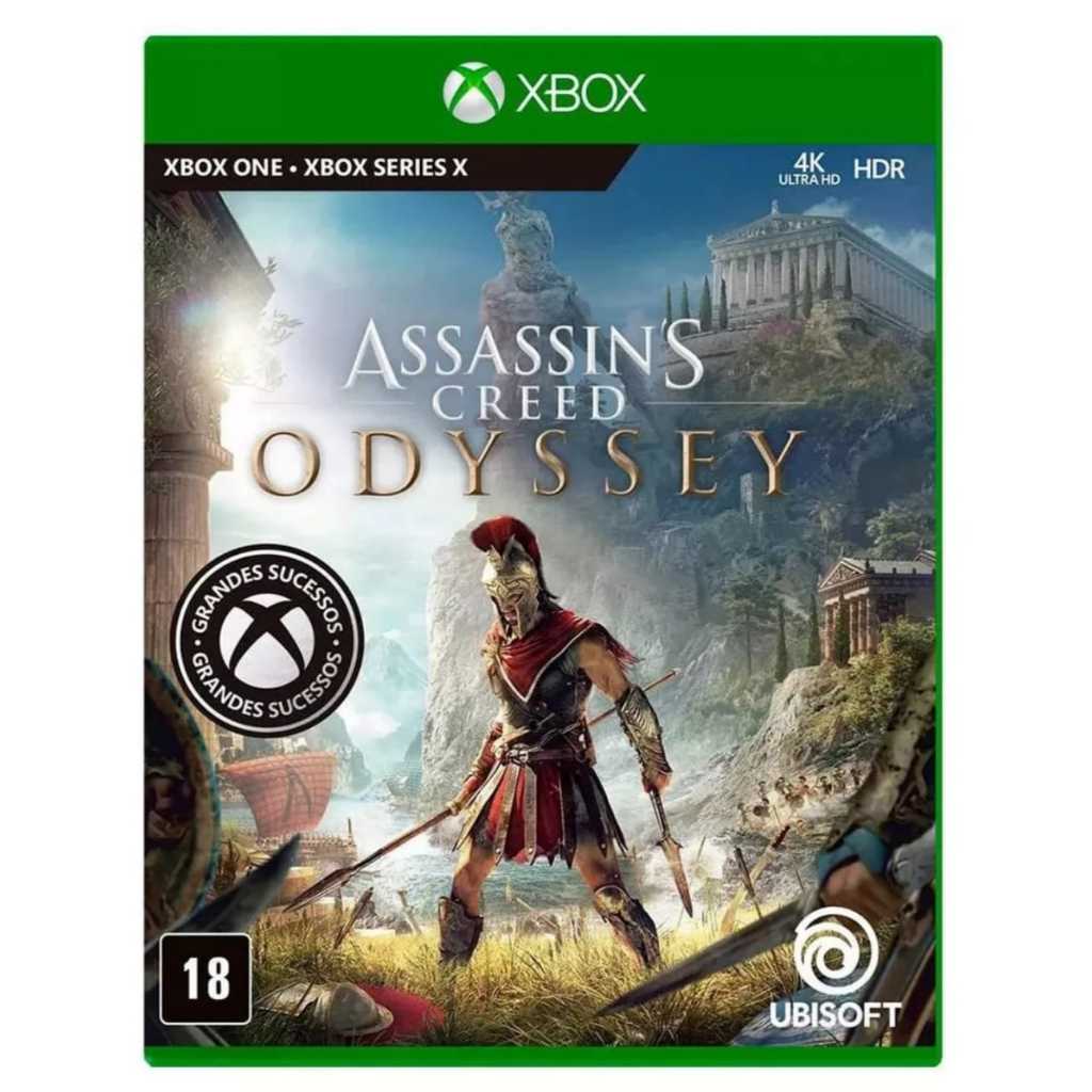 Jogo Assassins Creed Odyssey Mídia Física Lacrado