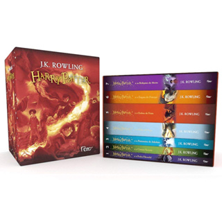 Box Harry Potter Premium Vermelho 7 Livros Em Capa Dura