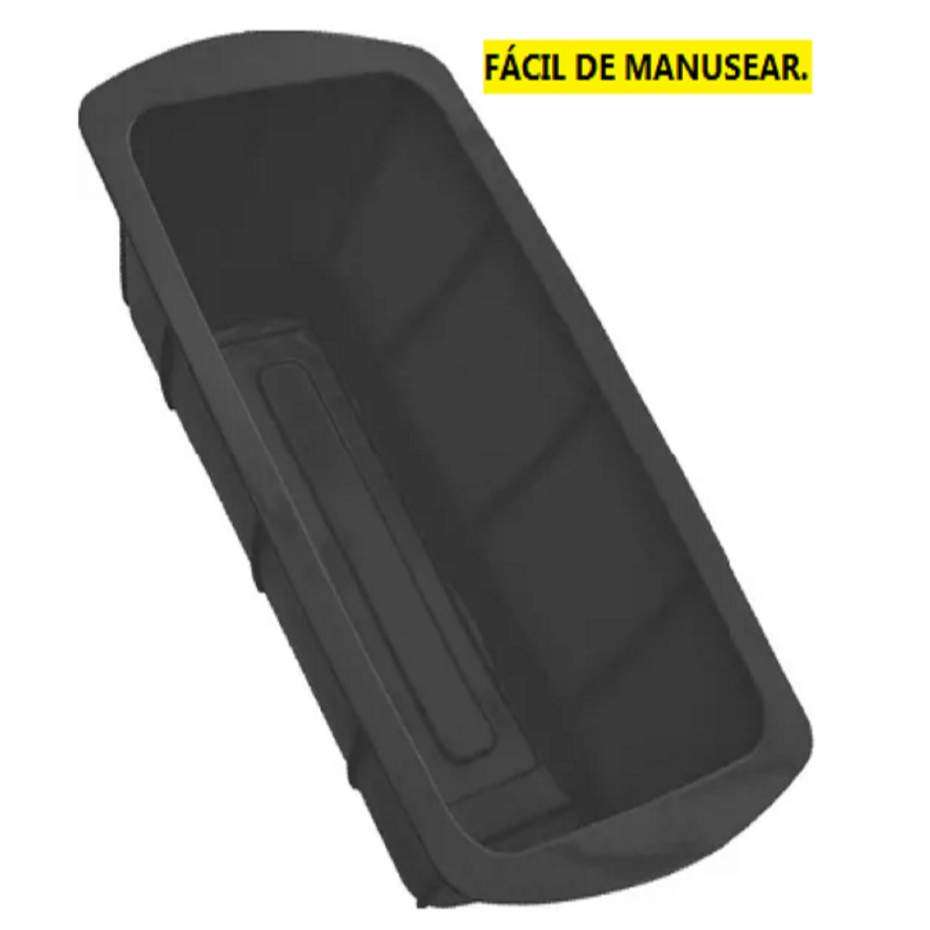Forma De Silicone Retangular 24x14x6cm Antiaderente Para Ass