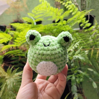 Sapinho de Amigurumi em crochê