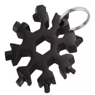 Chave Floco De Neve 18 Em 1 Multifuncional Chaveiro Bike