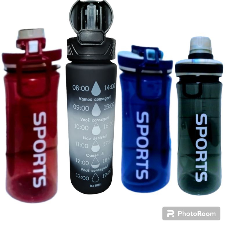 Garrafa Agua Academia Masculina Copo Grande De Agua 500 Ml Squeeze ...