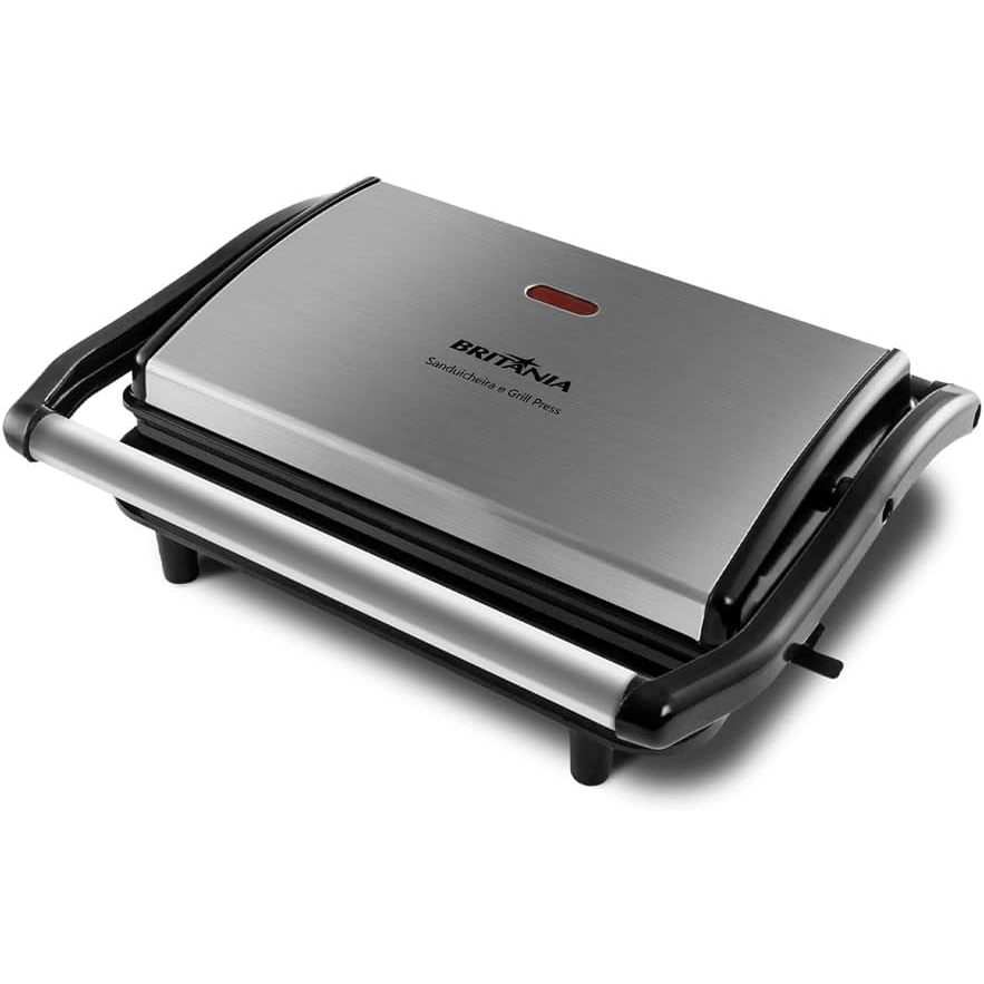 Sanduicheira e Grill Britânia BGR27I Press 2 em 1 850W