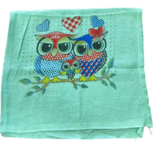 Pano de prato colorido cores e estampas sortidas