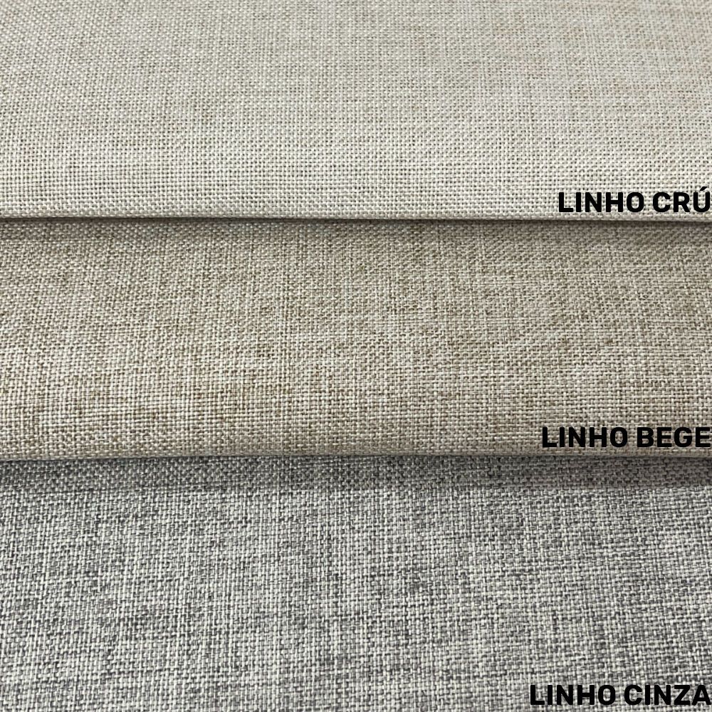 Tecido Blackout Linho Linen Look 100% Vedação 1m X 2,8m