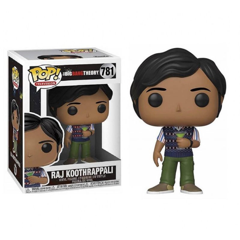 Funko Pop! Raj Koothrappali 781 Shopee Brasil