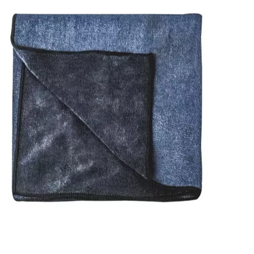 Toalha Microfibra Secagem Automotiva Rápida 50x90cm Detailer Cor Azul