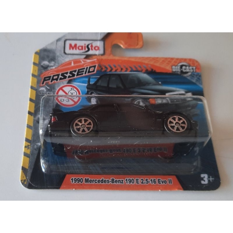 MAISTO - 1990 MERCEDES-BENZ 190 E 2.5-16 EVO II | Shopee Brasil