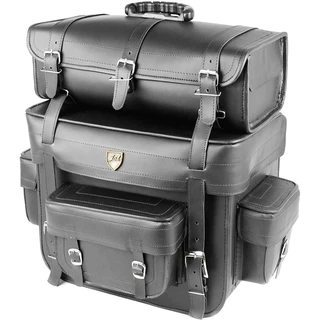 10001127 - Alforge Traseiro (Bolsa) Custom 60 Litros Couro Liso