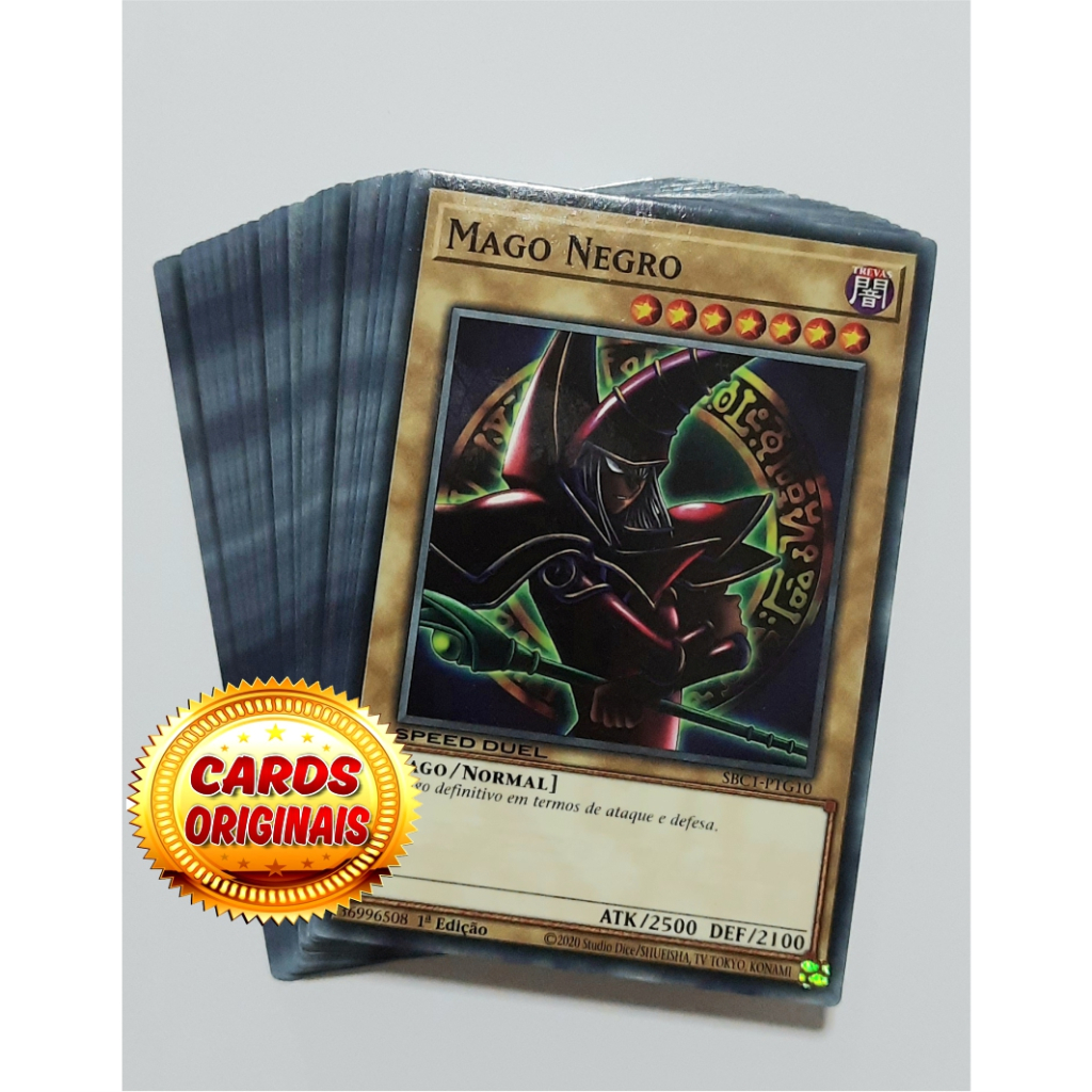 Yugioh Deck Mago Negro Arkana - Cartas Originais