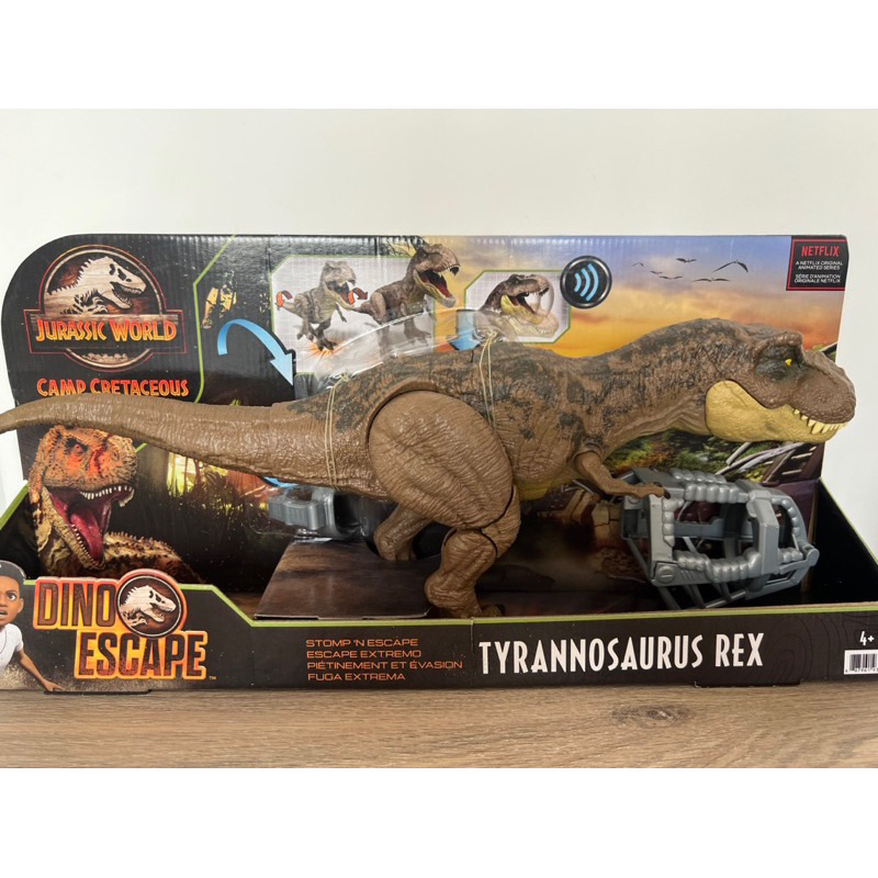 Jurassic World Camp Cretaceous Tyrannosaurus Rex Mattel Original Com Som