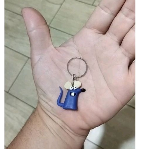 Chaveiro Rato Castelo Rá-Tim-Bum Rato azul Ratinho azul Ratimbum