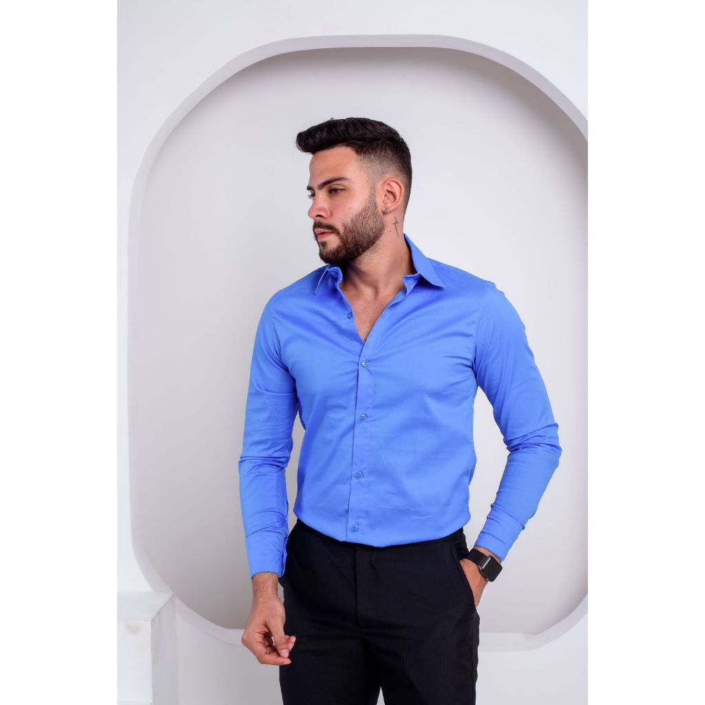 Camisa discount azul francia