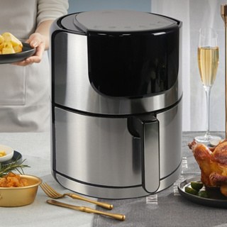 Air Fryer Elétrica Fritadeira Com Cesta De Carga Profunda Pausa Automática Antiaderente Idali Life