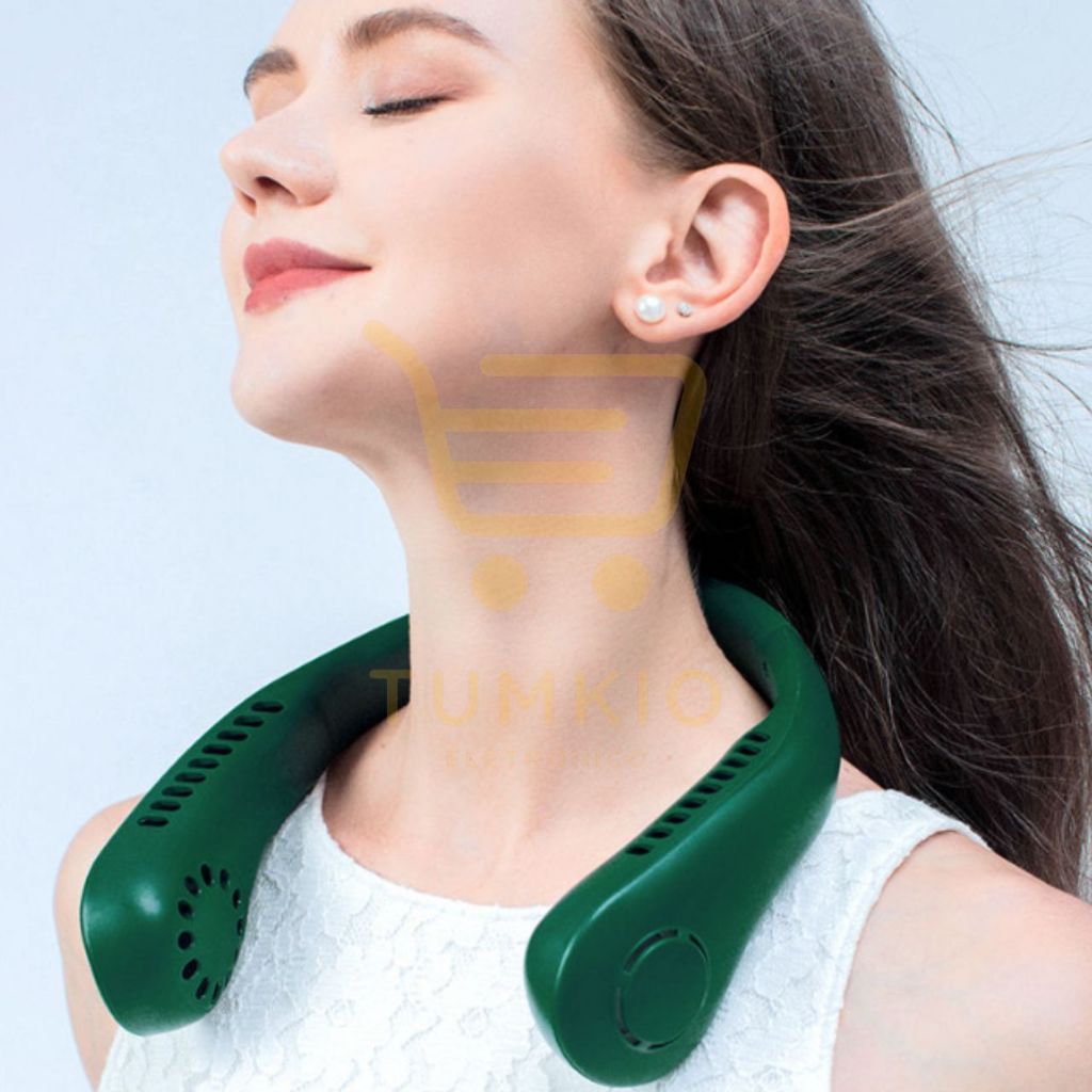 Mini Ventilador De Pescoço Portátil Recarregável Esportes