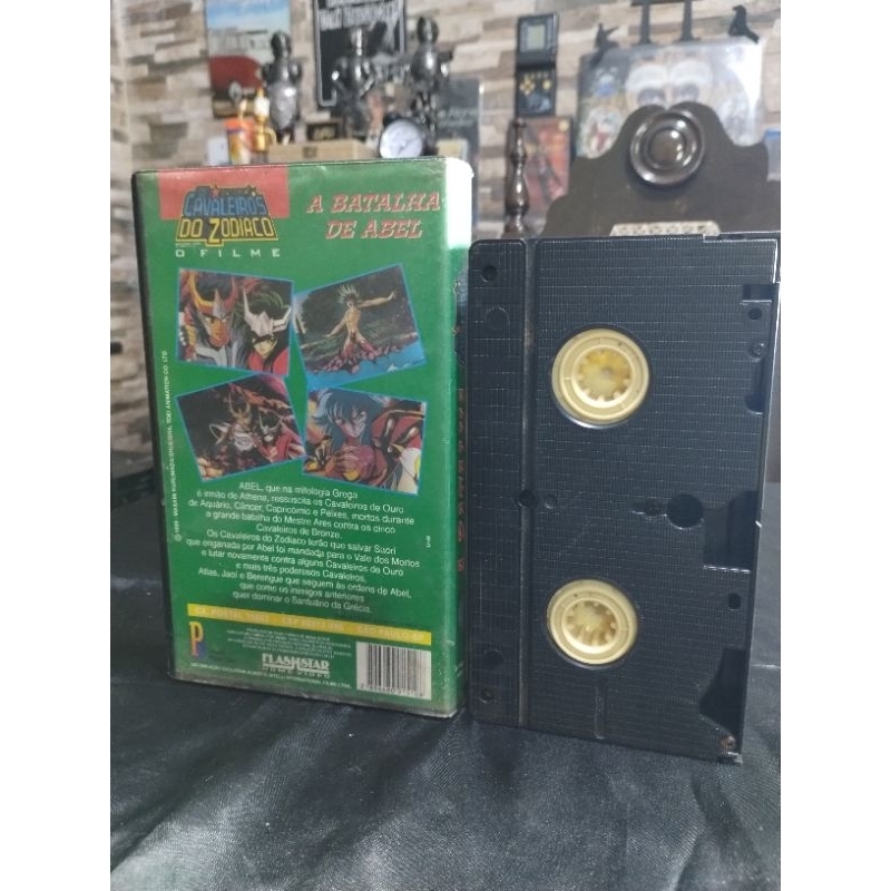 Vhs Cavaleiros do Zodíaco A Batalha de Abel | Shopee Brasil
