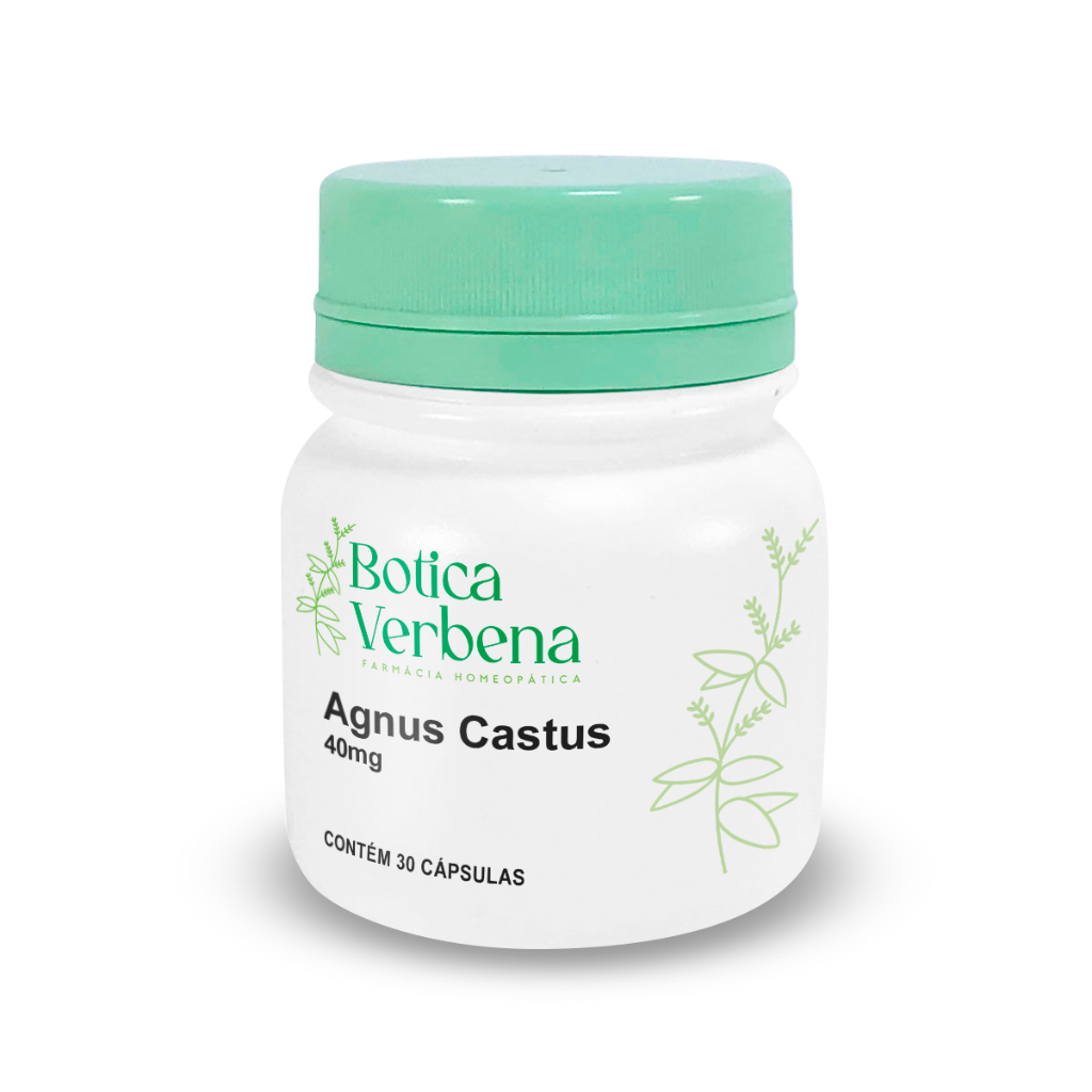 Agnus Castus 40mg 30 Cápsulas Botica Verbena Shopee Brasil 8369