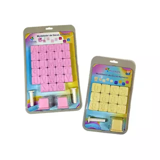 Kit Completo Modelador De Doces Letras + Números 46 Peças