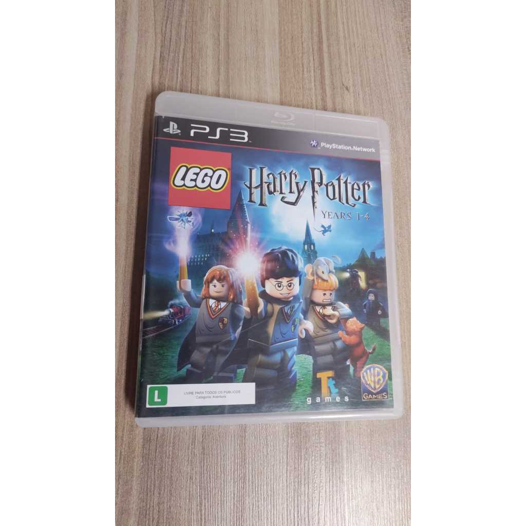 Jogo Lego Harry Potter 1-4 Ps3 - Mídia Física Original