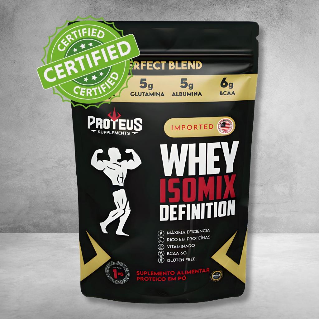 REF017- Whey Protein Isolate Mix 1 kilo - Baunilha 34gr Proteina - Proteus  775 line - Massa Muscular - Magazine Luiza