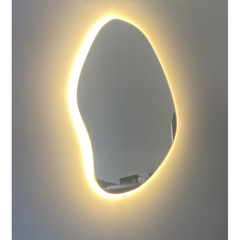 Espelho Orgânico com Iluminação de Led Frio/ Neutro/ Quente