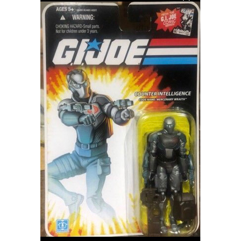 GI JOE 25TH MERCENARY WRAITH (v1A) COUNTER Inteligente | Shopee Brasil
