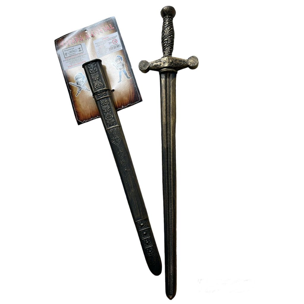 Espada Medieval 66cm Gladiador Brinquedo Plástico Cosplay