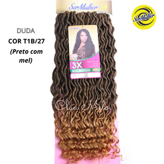 Cabelo Goddess Faux Locs Cacheado 65 Cm Ser Mulher Duda Cor #T1B/30