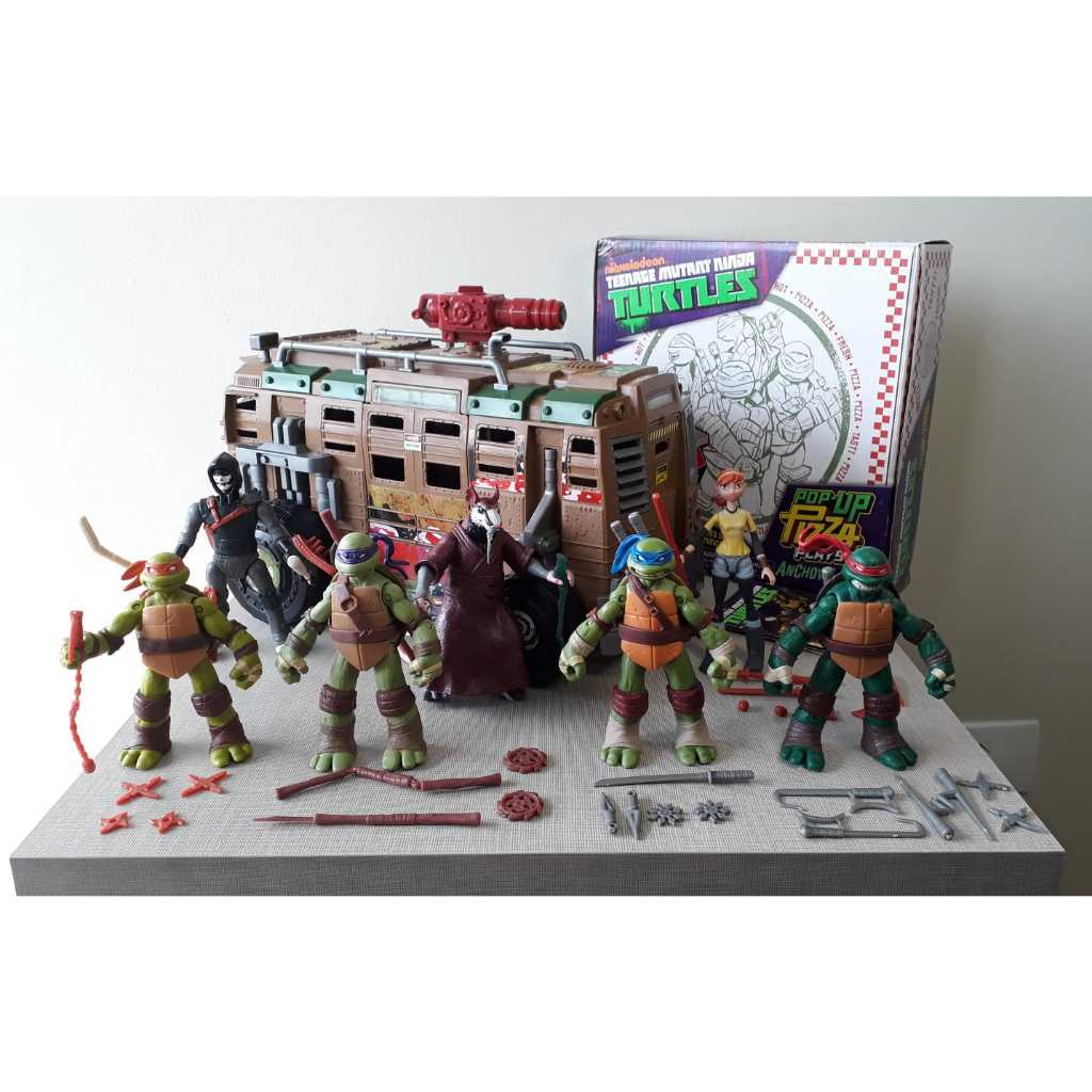 Shf tartaruga ninja leo leonardo rafael michelangelo donatello figura de  ação modelo brinquedos