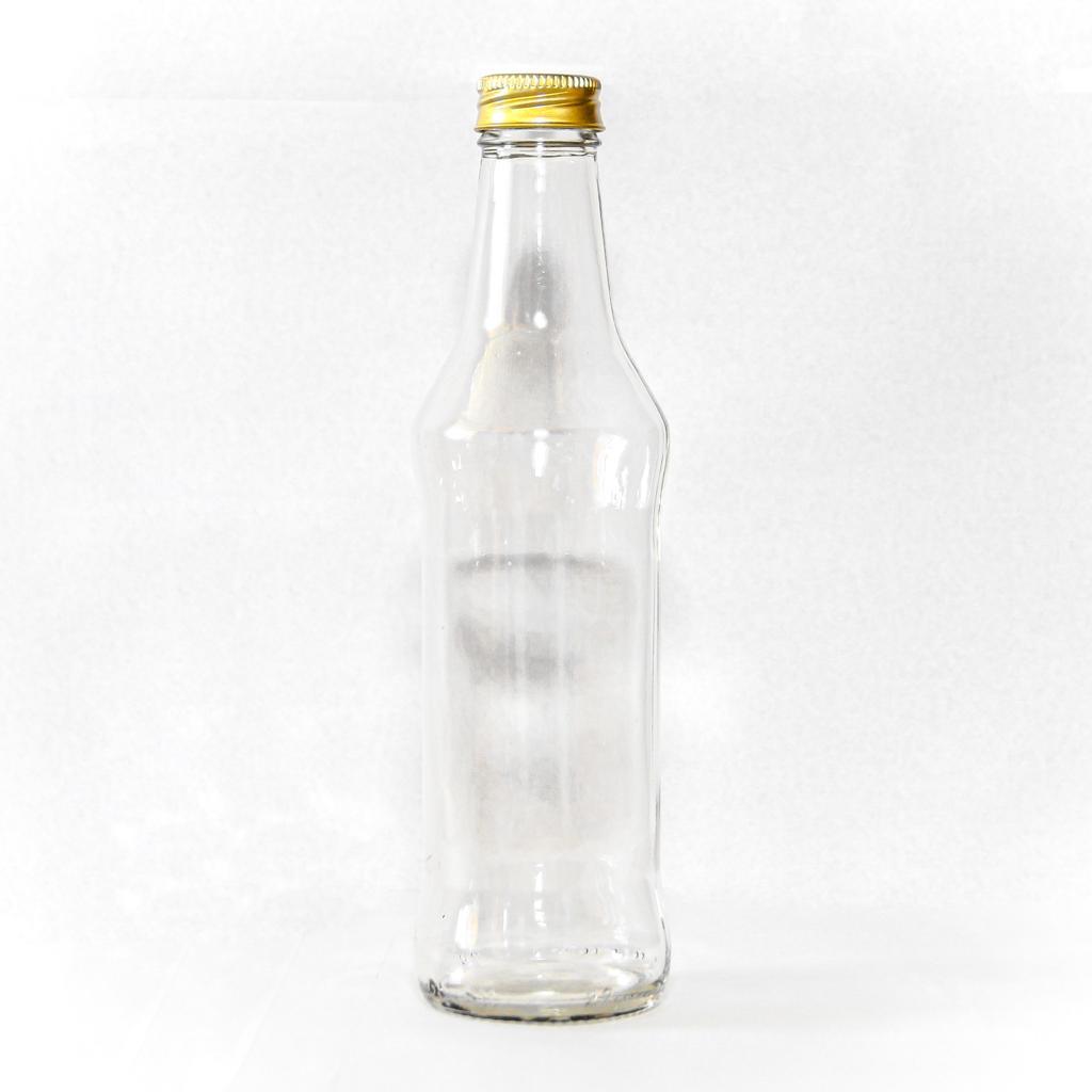 Garrafa 275ml vidro kit 15und com tampa