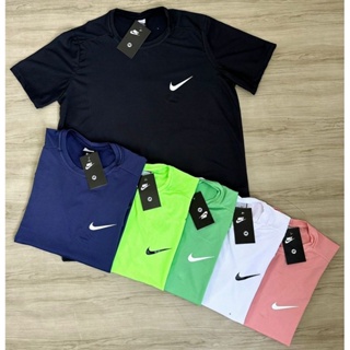 Marca Nike Summer Brand Camisa POLO de manga curta Cor Sólida