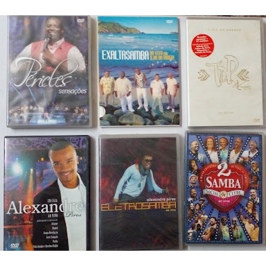 DVD Péricles Exaltasamba Turma Do Pagode Alexandre Pires Samba