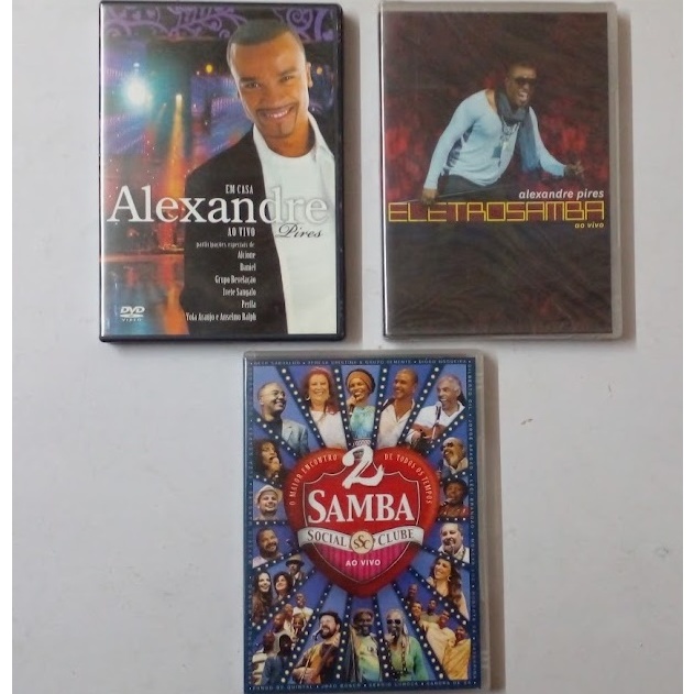 DVD Péricles Exaltasamba Turma Do Pagode Alexandre Pires Samba