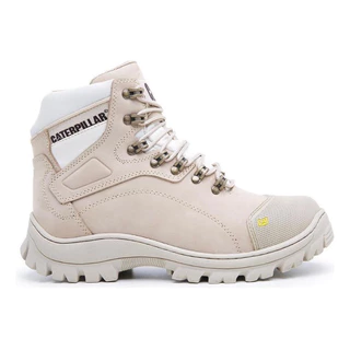 Coturno Botina Caterpillar 9820 em Couro Legítimo