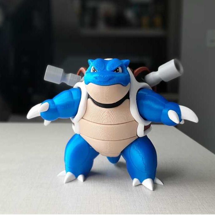 Pokemon Blastoise - Impressão 3D