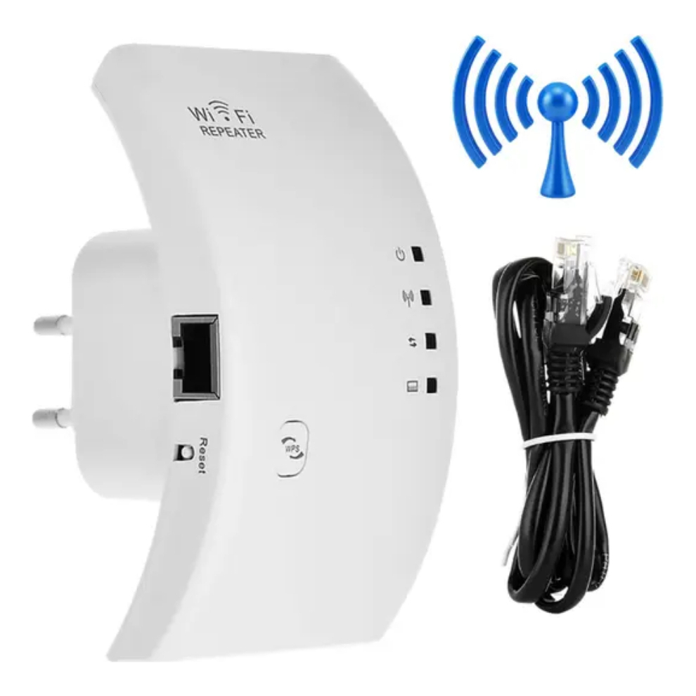 Repetidor De Sinal Wifi Amplificador Potente Sem Fio Turbo KAP-X330 Cor ...